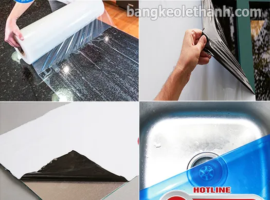BĂNG KEO DÁN CHỐNG TRẦY CHO INOX , NHÔM, KÍNH, GỖ, GẠCH
