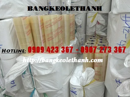 BĂNG KEO DÁN THÙNG CARTON - NƠI SẢN XUẤT BĂNG KEO ĐÓNG GÓI HÀNG HÓA