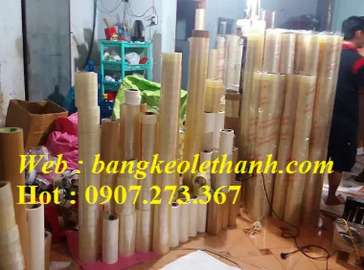 BĂNG KEO DÁN THÙNG TRONG 4.8cmx100Y GÍA SỈ RẺ NHẤT TP.HCM