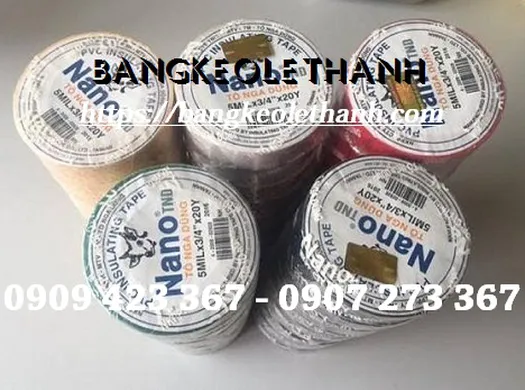BĂNG KEO ĐIỆN NANO 10YARD, 20YARD, 30YARD GIÁ CỦA NHÀ SẢN XUẤT