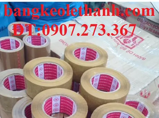 BĂNG KEO ĐỤC ĐÓNG THÙNG GIÁ RẺ, SỈ TẠI BÌNH TÂN - TP.HCM