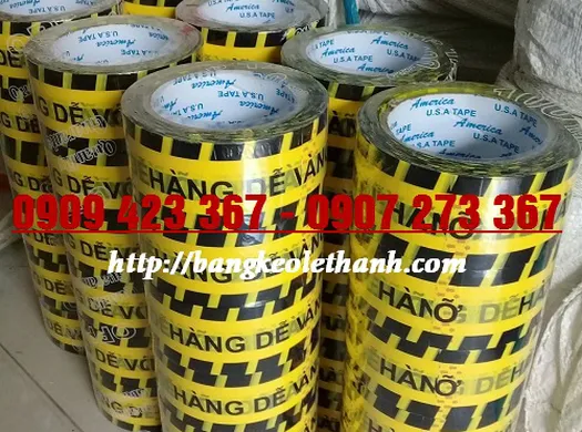 BĂNG KEO IN CHỮ HÀNG DỄ VỠ - CƠ SỞ UY TÍN TẠI TP HCM