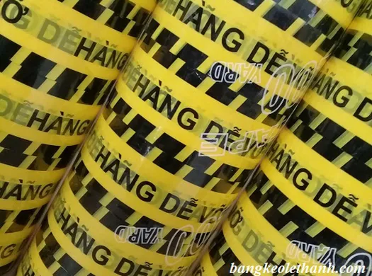 BĂNG KEO IN CHỮ HÀNG DỄ VỠ - LỐC 6 CUỘN/CÂY - GIÁ TỐT CHO NHÀ PHÂN PHỐI