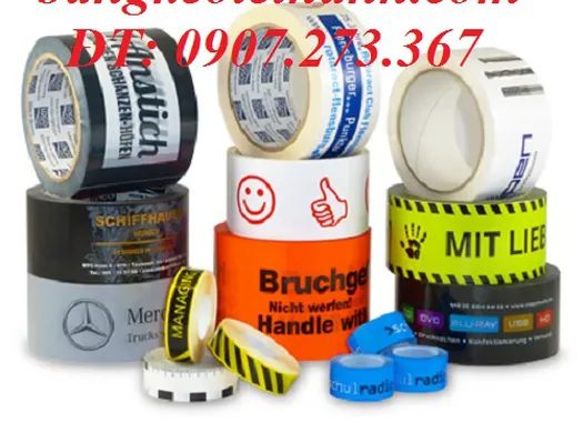 BĂNG KEO IN CHỮ, IN LOGO CÓ SẴN - BĂNG KEO LOGO GIÁ SỈ