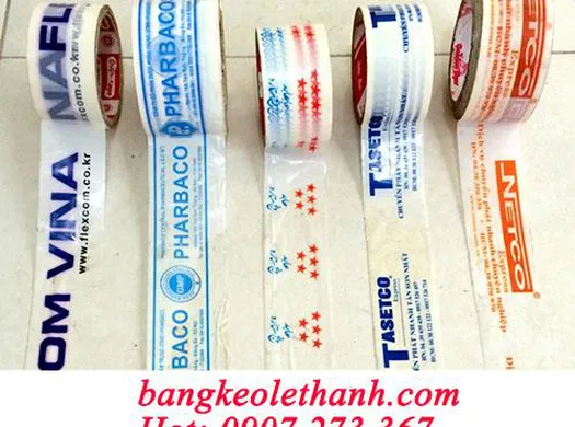 BĂNG KEO IN CHỮ SỐ LƯỢNG ÍT - BĂNG KEO LÊ THANH