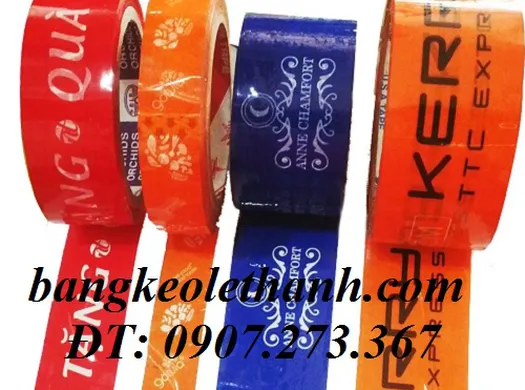 BĂNG KEO IN LOGO, IN CHỮ ĐÃ IN SẴN - BÁN LẺ VÀ BÁN SỈ