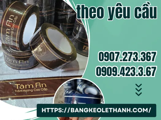 BĂNG KEO IN LOGO THEO YÊU CẦU GIÁ TỐT