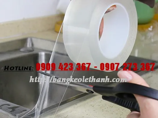 BĂNG KEO MA THUẬT HAI MẶT TRONG SUỐT - CHỊU LỰC SIÊU BÁM DÍNH