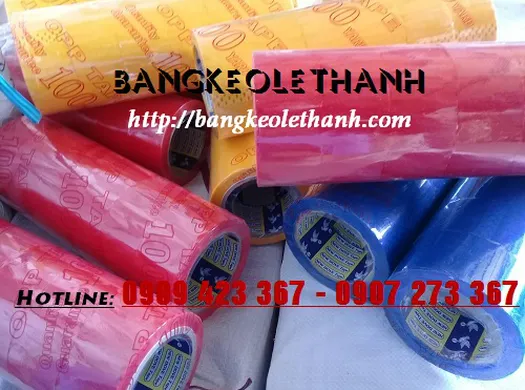 BĂNG KEO MÀU DÁN THÙNG, ĐÓNG GÓI HÀNG HÓA CHẤT LƯỢNG CAO