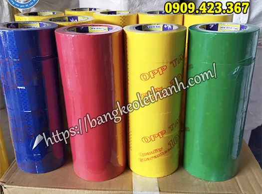 BĂNG KEO OPP MÀU 4F8 DÙNG TRONG TRANG TRÍ
