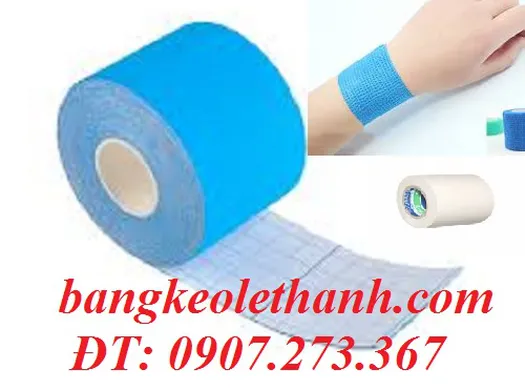 BĂNG KEO QUẤN CỔ CHÂN THỂ THAO- BĂNG KEO QUẤN ĐẦU GỐI ĐÁ BÓNG