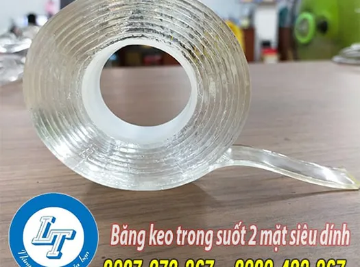 BĂNG KEO TRONG SUỐT HAI MẶT SIÊU DÍNH MUA Ở ĐÂU?