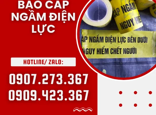 Bỏ sỉ BĂNG CẢNH BÁO CÁP NGẦM ĐIỆN LỰC 15cm giá rẻ