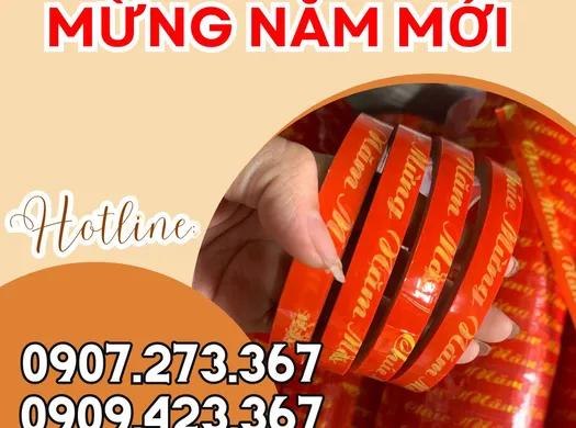 Bỏ sỉ băng dính chúc mừng năm mới giá rẻ nhất phía nam