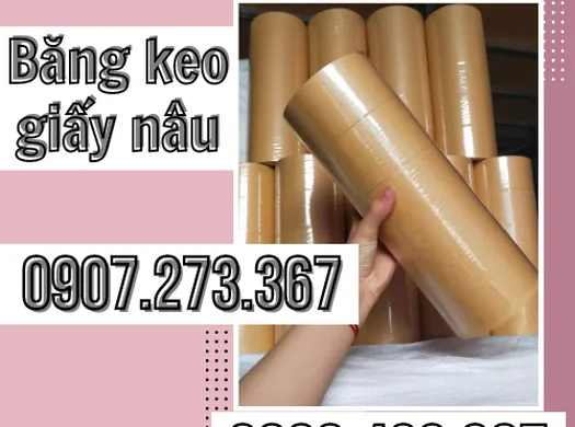 Bỏ sỉ băng keo giấy nâu giá rẻ tận gốc