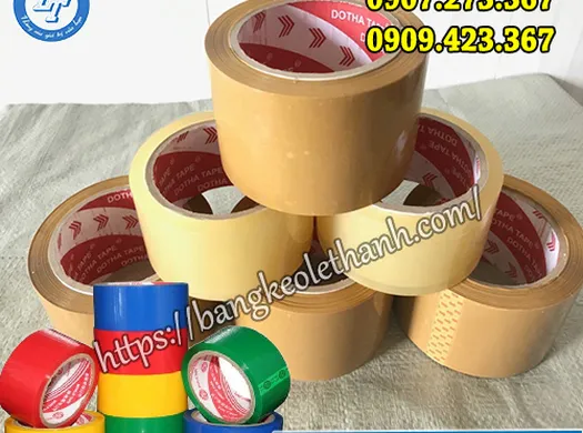 CÁC LOẠI BĂNG KEO DÁN THÙNG XỐP GIÁ RẺ TẠI LÊ THANH