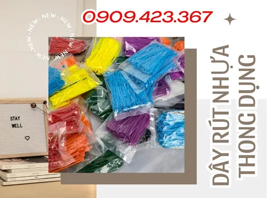 CÁC LOẠI KÍCH THƯỚC DÂY RÚT NHỰA THÔNG DỤNG