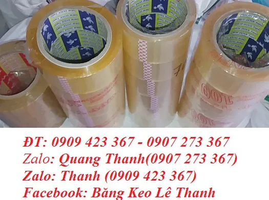 CHUYÊN CUNG CẤP BĂNG KEO TRONG 4F8*1.7KG* LÕI 4 LI, 6 CUỘN/CÂY