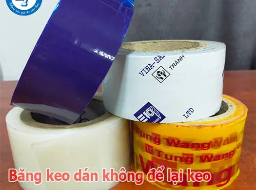 CHUYÊN SỈ, LẺ CÁC LOẠI BĂNG KEO DÁN KHÔNG ĐỂ LẠI KEO LÊN SẢN PHẨM
