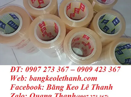 CHUYÊN SỈ VÀ LẺ BĂNG KEO TRONG 4F8 LÕI 4 LI, 6 CUỘN/CÂY