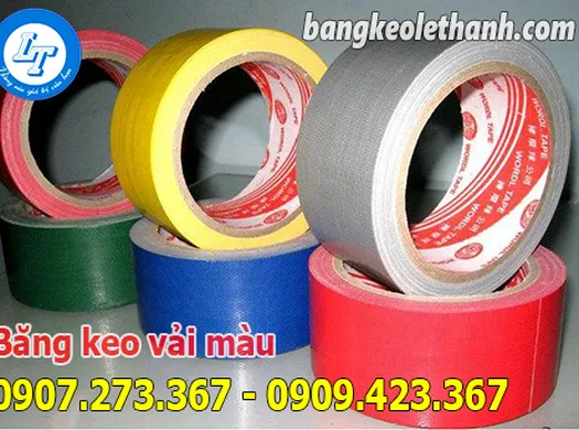 CÔNG DỤNG CỦA BĂNG KEO VẢI MÀU TRONG VIỆC GIA CỐ HÀNG HÓA