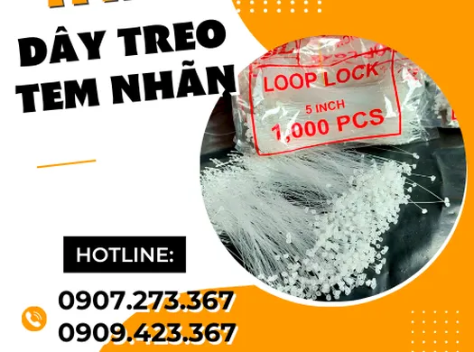 Cung cấp ti xỏ - dây treo tem nhãn đủ kích cỡ tại tphcm