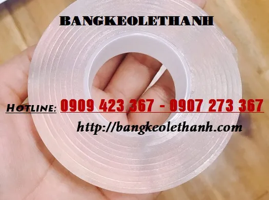 CUỘN BĂNG DÍNH MA THUẬT TRONG SUỐT 5M - GIÁ TỐT GIAO HÀNG NHANH