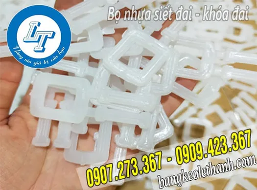 ĐẠI LÝ BỎ SỈ BỌ NHỰA SIẾT DÂY ĐAI, KHÓA ĐAI GIÁ RẺ