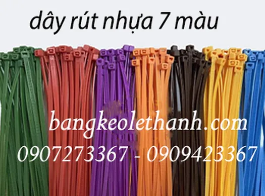 DÂY RÚT NHỰA 7 MÀU DÙNG ĐỂ LÀM GÌ
