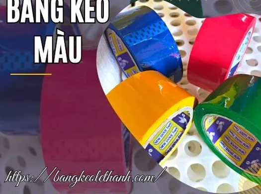 Địa chỉ bán băng keo màu đủ kích cỡ giá rẻ