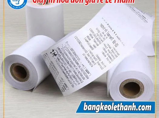 ĐỊA CHỈ MUA GIẤY IN HÓA ĐƠN GIÁ RẺ CHẤT LƯỢNG TẠI TPHCM