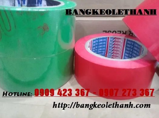 GIÁ BĂNG KEO DÁN NỀN SỌC VÀNG ĐEN, XANH, ĐỎ, VÀNG  20m, 30m CHO NHÀ PHÂN PHỐI SỈ