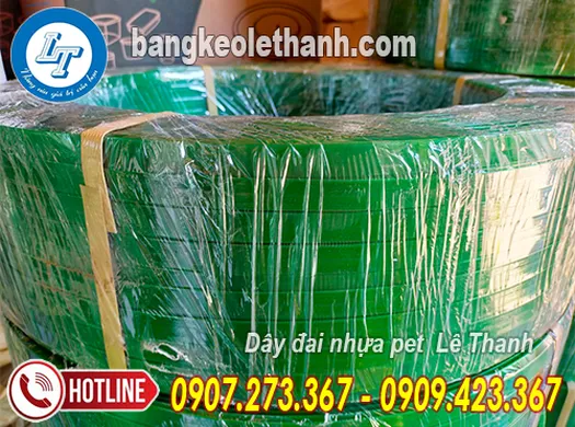 GIÁ DÂY ĐAI NHỰA PET TẠI XƯỞNG SẢN XUẤT LÊ THANH