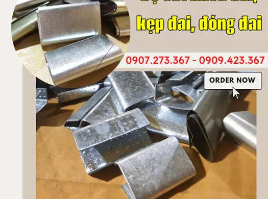 Giá sỉ bọ sắt khóa đai, kẹp đai, đóng đai rẻ nhất TPHCM