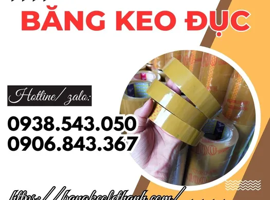 GIÁ TIỀN BĂNG KEO ĐỤC DÁN THÙNG TẠI BÌNH TÂN - TP. HCM