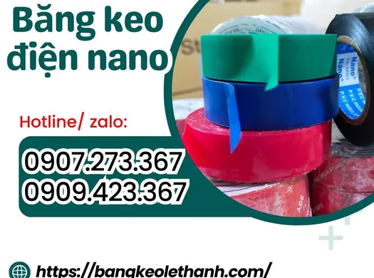 HÀNG THÔNG DỤNG BĂNG KEO ĐIỆN NANO ĐẠI BÀNG NHIỀU MÀU KHỔ 1F8*20 YARD