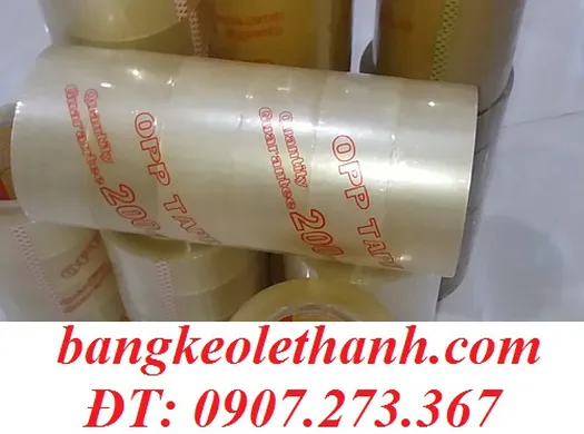 KEO ĐÓNG DÁN THÙNG CARTON - KÍCH THƯỚC BĂNG KEO TRONG