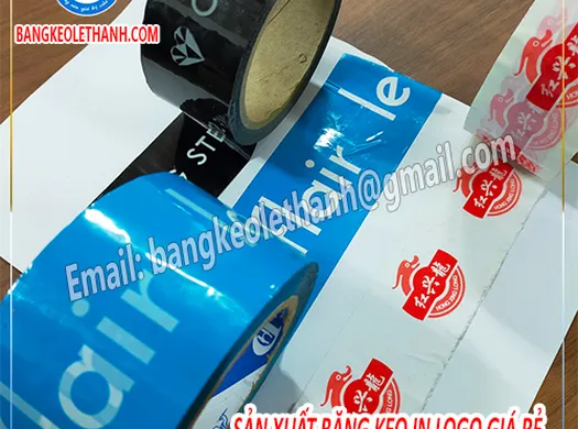 SẢN XUẤT BĂNG KEO IN LOGO GIÁ RẺ THEO YÊU CẦU