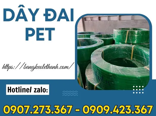 LÊ THANH SẢN XUẤT DÂY ĐAI PET GIÁ RẺ CHẤT LƯỢNG TẠI TPHCM