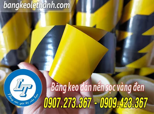 MUA BĂNG KEO DÁN NỀN SỌC VÀNG ĐEN 4F8x33m Ở ĐÂU GIÁ RẺ
