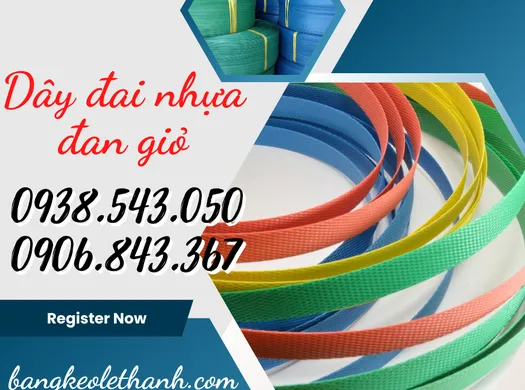 Nguồn sỉ dây đai nhựa đan giỏ giá rẻ miền nam