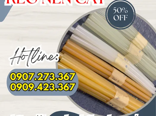 Nguồn sỉ keo nến cây giá rẻ nhất hiện nay