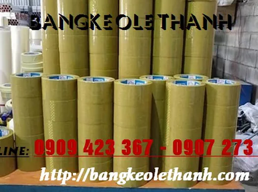NHÀ PHÂN PHỐI BĂNG KEO DÁN THÙNG GIÁ RẺ - LÊ THANH
