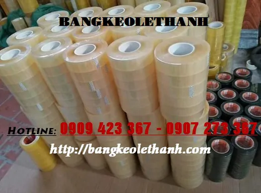 SẢN XUẤT BĂNG KEO TRONG - ĐỤC - VÀNG CHANH DÙNG TRONG ĐÓNG GÓI HÀNG HÓA