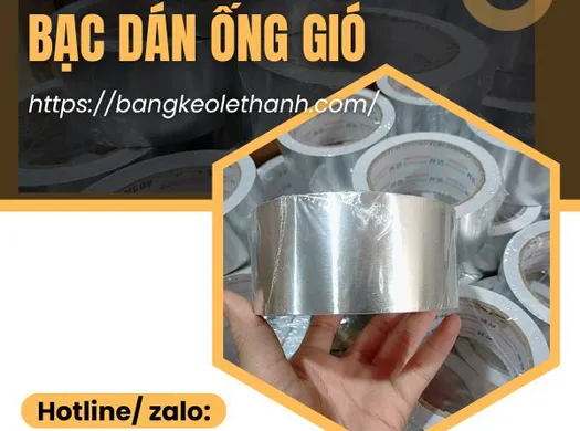 SỈ BĂNG KEO NHÔM BẠC DÁN ỐNG GIÓ THÙNG 23 CUỘN GIÁ RẺ