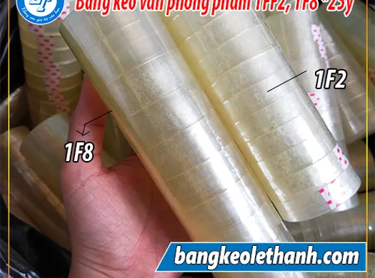 SỈ BĂNG KEO VĂN PHÒNG 1F2, 1F8 * 25Y GIÁ RẺ TPHCM