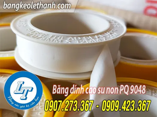 SỈ & LẺ BĂNG DÍNH CAO SU NON PQ 9048 - 10M VỎ VÀNG, GIAO HÀNG MIỄN PHÍ
