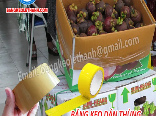 TÌM MUA BĂNG KEO DÁN THÙNG 4F8, 6F, 7F DÁN TRÁI CÂY ĐI XUẤT KHẨU