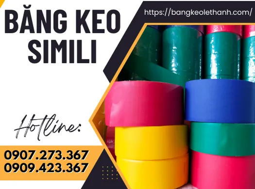 TÌM MUA BĂNG KEO SIMILI MÀU Ở ĐÂU GIÁ RẺ ?