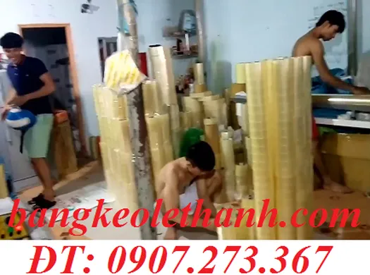 XƯỞNG SẢN XUẤT BĂNG KEO ĐÓNG THÙNG GIÁ RẺ TẠI BÌNH TÂN - TP.HCM